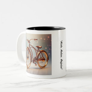 "Vintage Vibes" Two-Tone Coffee Mug