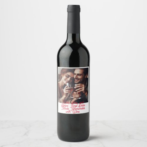 Vintage Vibes Wine_Infused First Dates Wine Label