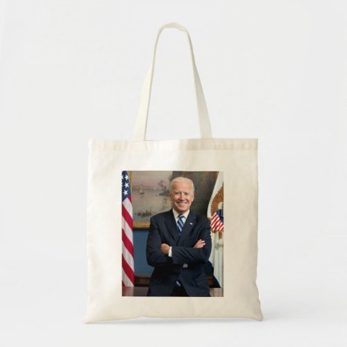 Vintage Vice President Joe Biden Portrait Tote Bag