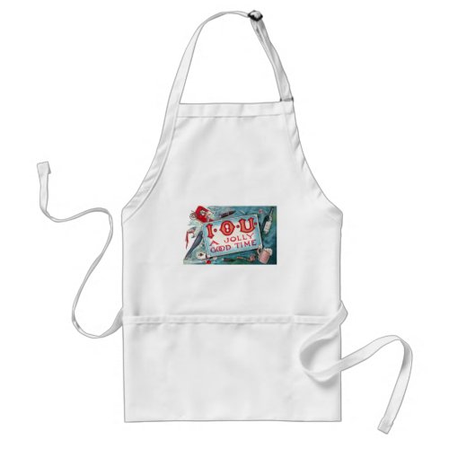 Vintage Vices Party Gambling Drinking Smoking Adult Apron