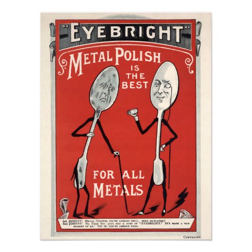 Vintage Victorian Advertisement Poster