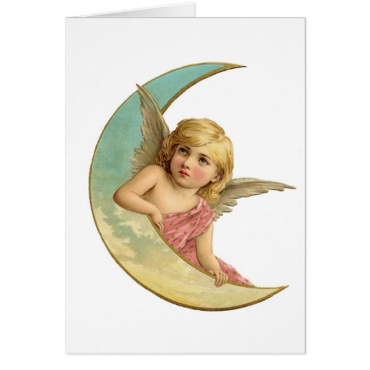 Vintage Victorian Angel Moon Girl (Front)
