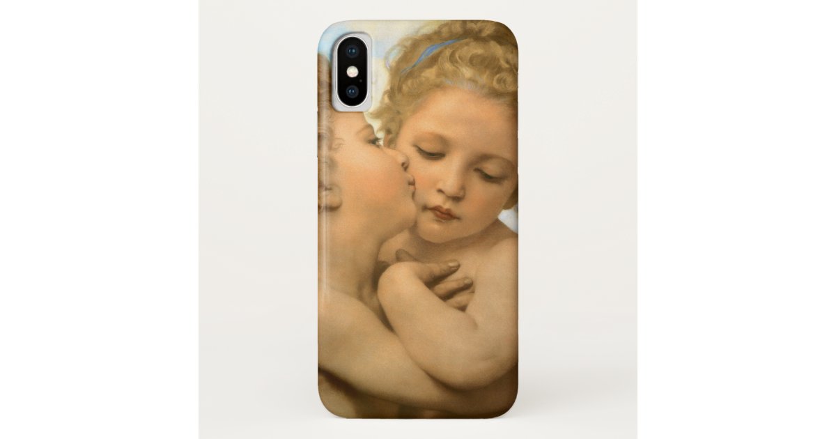 Vintage Victorian Angels First Kiss By Bouguereau Case Mate