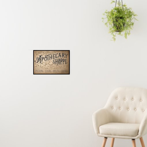 Vintage Victorian Apothecary Sign | Zazzle