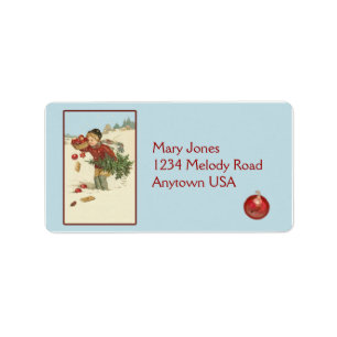 Vintage Victorian Art Address Label Stickers