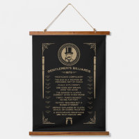 Vintage Victorian Billiard Wall Art