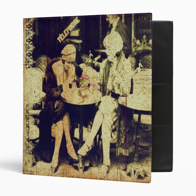 Vintage Victorian Binder (Front/Inside)