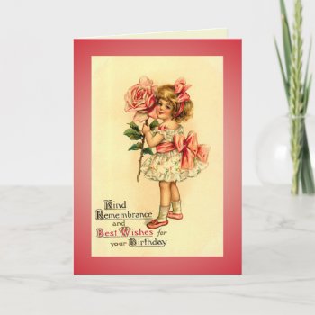 Vintage Victorian Birthday Day Card by Vintage_Gifts at Zazzle