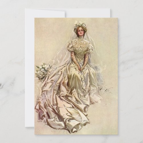 Vintage Victorian Bride Antique Bridal Portrait