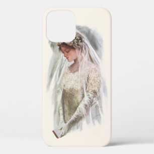 Vintage Victorian Bride with Bible Harrison Fisher iPhone 12 Case