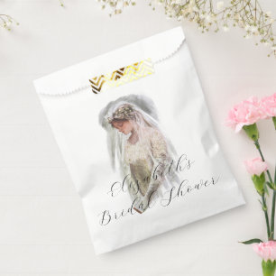 Vintage Victorian Bride with Bible Harrison Fisher Favor Bag