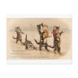 Vintage Victorian Cats Kittens Valentine's Day Holiday Postcard Vintage Victorian Cats Kittens Valentine's Day Holiday Postcard
