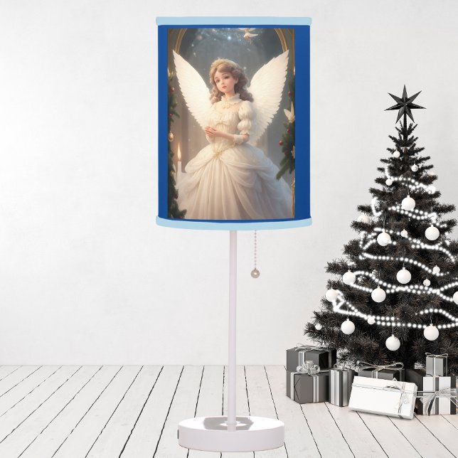 Vintage Victorian Christmas Angel Lamp Christian (Creator Uploaded)