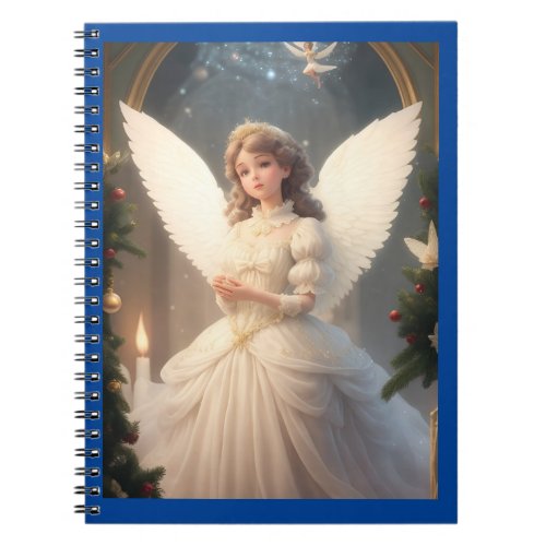 Vintage Victorian Christmas Angel Notebook