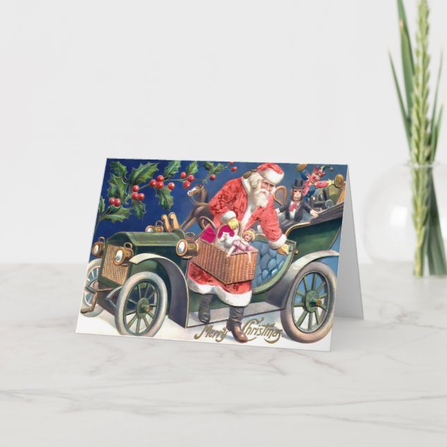 Vintage Victorian Christmas Card (Front)