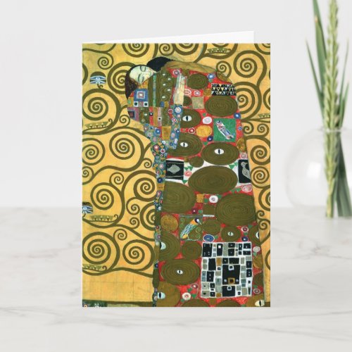 Vintage Victorian Christmas Fulfillment by Klimt Holiday Card