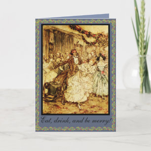 Vintage Victorian Christmas Holiday Party Invite