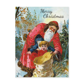 Vintage Victorian Christmas Postcard