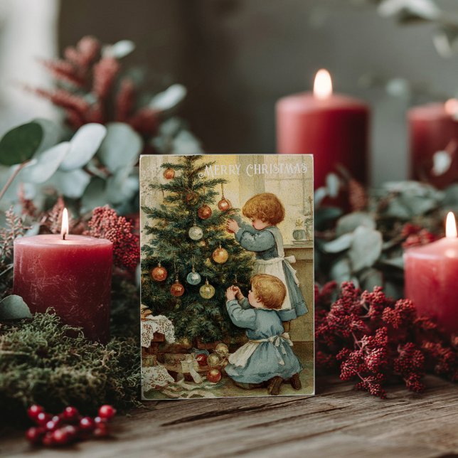 Vintage Victorian Christmas Postcard (Creator Uploaded)