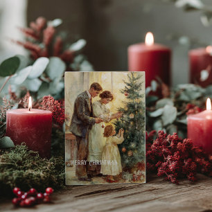 Vintage Victorian Christmas Postcard