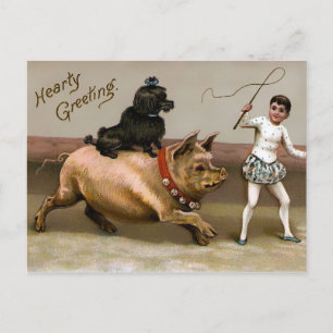 Vintage Victorian Christmas Postcard