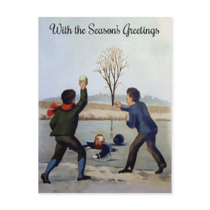 Vintage Victorian Christmas Postcard