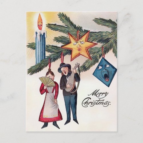 Vintage Victorian Christmas Postcard