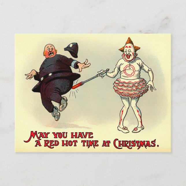 Vintage Victorian Christmas Postcard (Front)