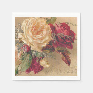 Vintage, Victorian Christmastime. Napkins