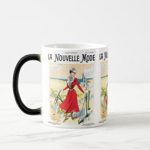 Vintage Victorian Classic Women  Magic Mug