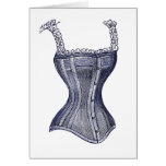Vintage Victorian Corset - Customizable Card