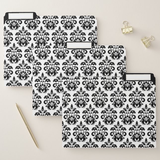 Vintage Victorian damask beautiful File Folder (Set)