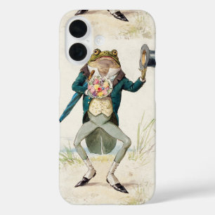 Vintage Victorian Dapper Toad In Morning Dress iPhone 16 Case