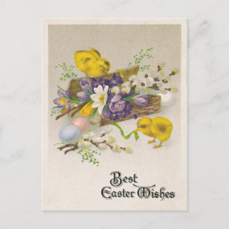 Vintage Victorian easter card