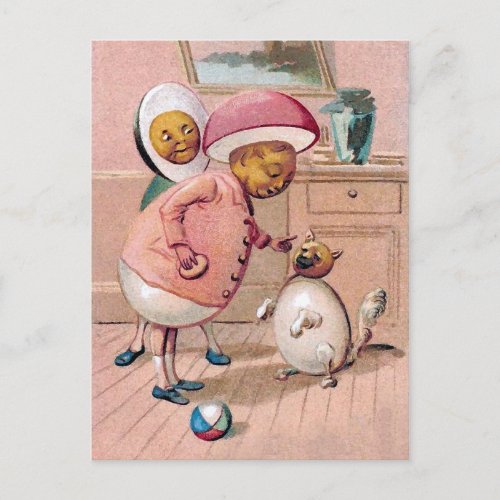 Vintage Victorian Easter Postcard