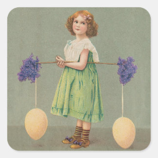 Vintage Victorian easter stickers