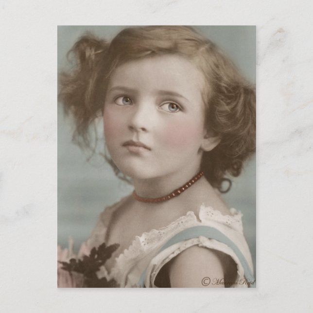 Vintage Victorian Edwardian Tinted Postcard 20 (Front)