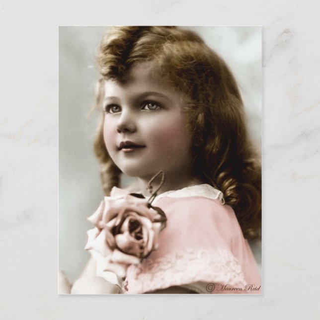 Vintage Victorian Edwardian Tinted Postcard 9 (Front)