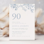 Vintage Victorian Elegant 90th Birthday  Invitation<br><div class="desc">Vintage Victorian Elegant 90th Birthday Invitation

See matching collection in our Niche and Nest Store</div>