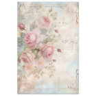 Vintage Victorian ephemera blush roses chic