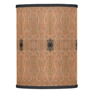 Vintage Victorian Era 1860 Shawl Paisley Pattern Lamp Shade