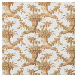 Vintage Victorian Era Cornucopia Fruit Damask Fabric