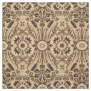 Vintage Victorian Era Floral Textile Print Pattern Fabric