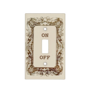 Vintage Victorian Era Light Switch Cover