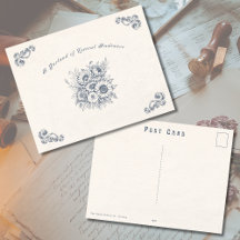 Vintage Victorian Era Summer Postcard