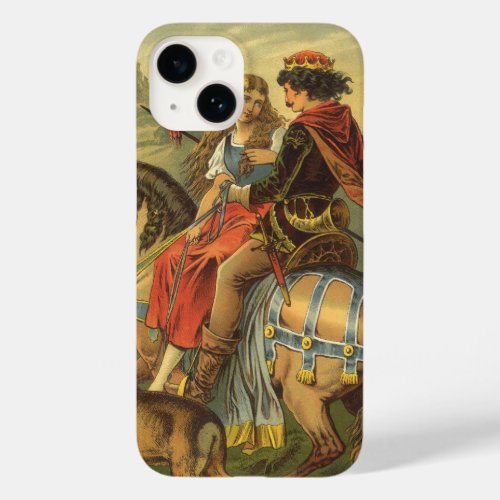 Vintage Victorian Fairy Tale Brother and Sister Case_Mate iPhone 14 Case