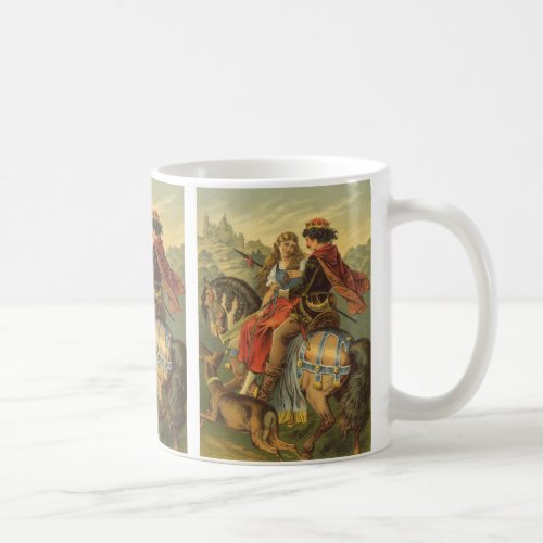 Vintage Victorian Fairy Tale Brother and Sister Coffee Mug