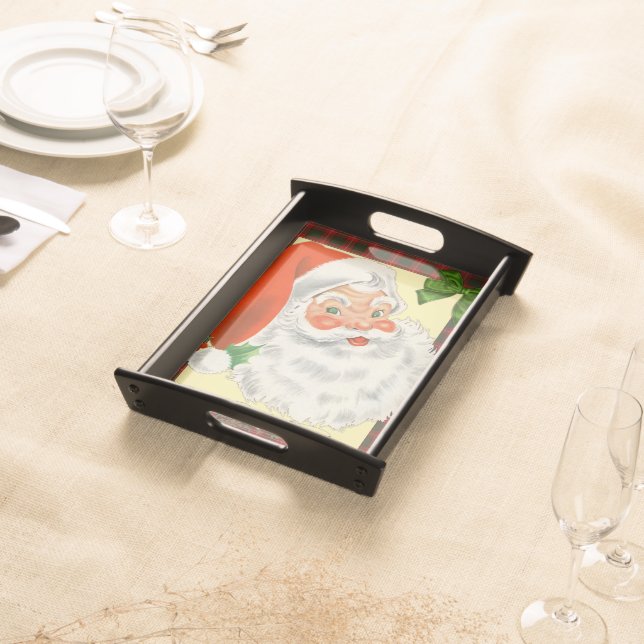 Vintage Victorian Father Christmas  Serving Tray (Front)