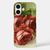 Vintage Victorian Flowers, Red Roses