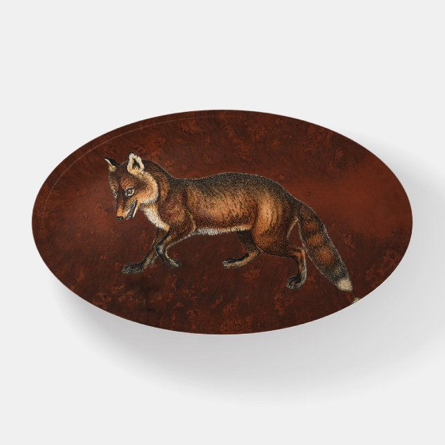 Vintage Victorian Fox Paperweight (Front)